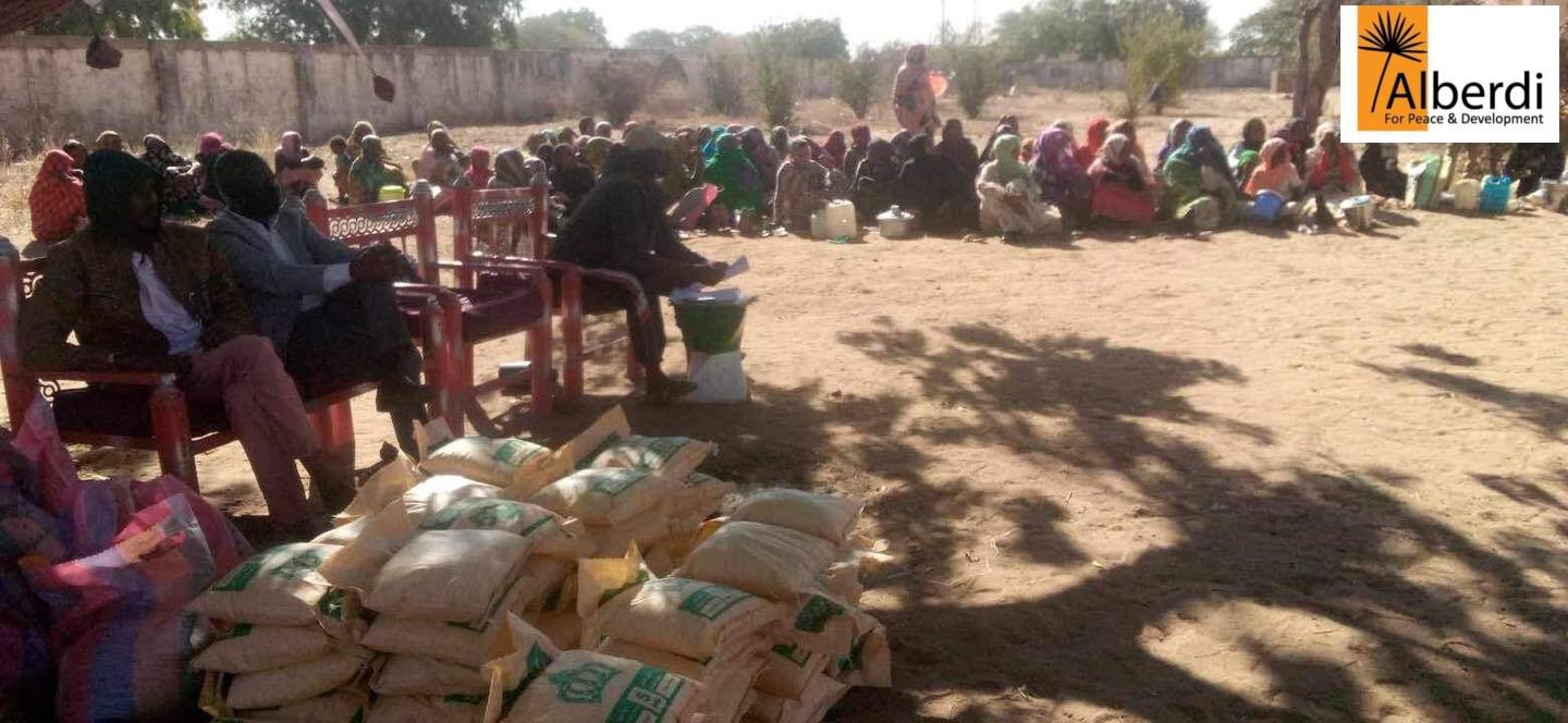 Distribution of 100 Food Baskets to Displaced Families in Tulus Locality, South Darfur